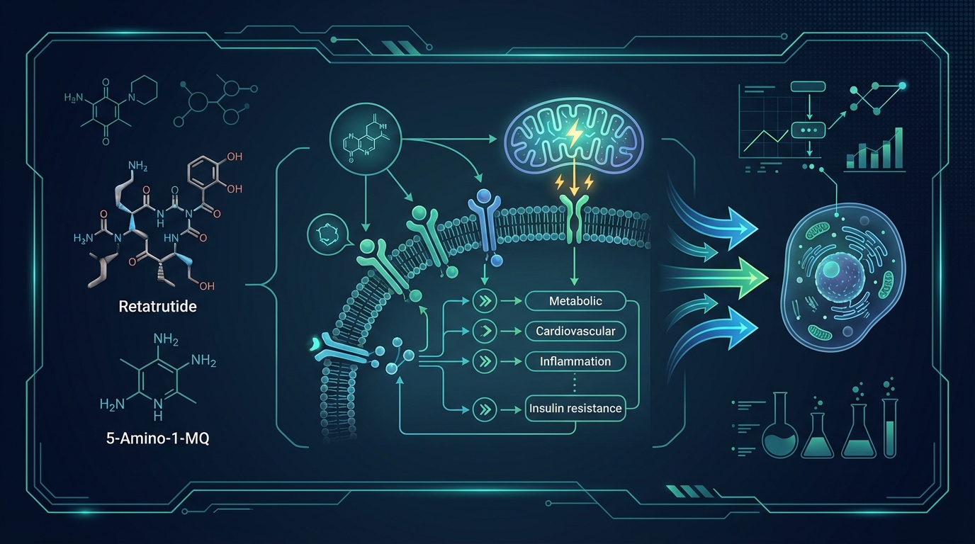 Retatrutide and 5-Amino-1-MQ Combined
