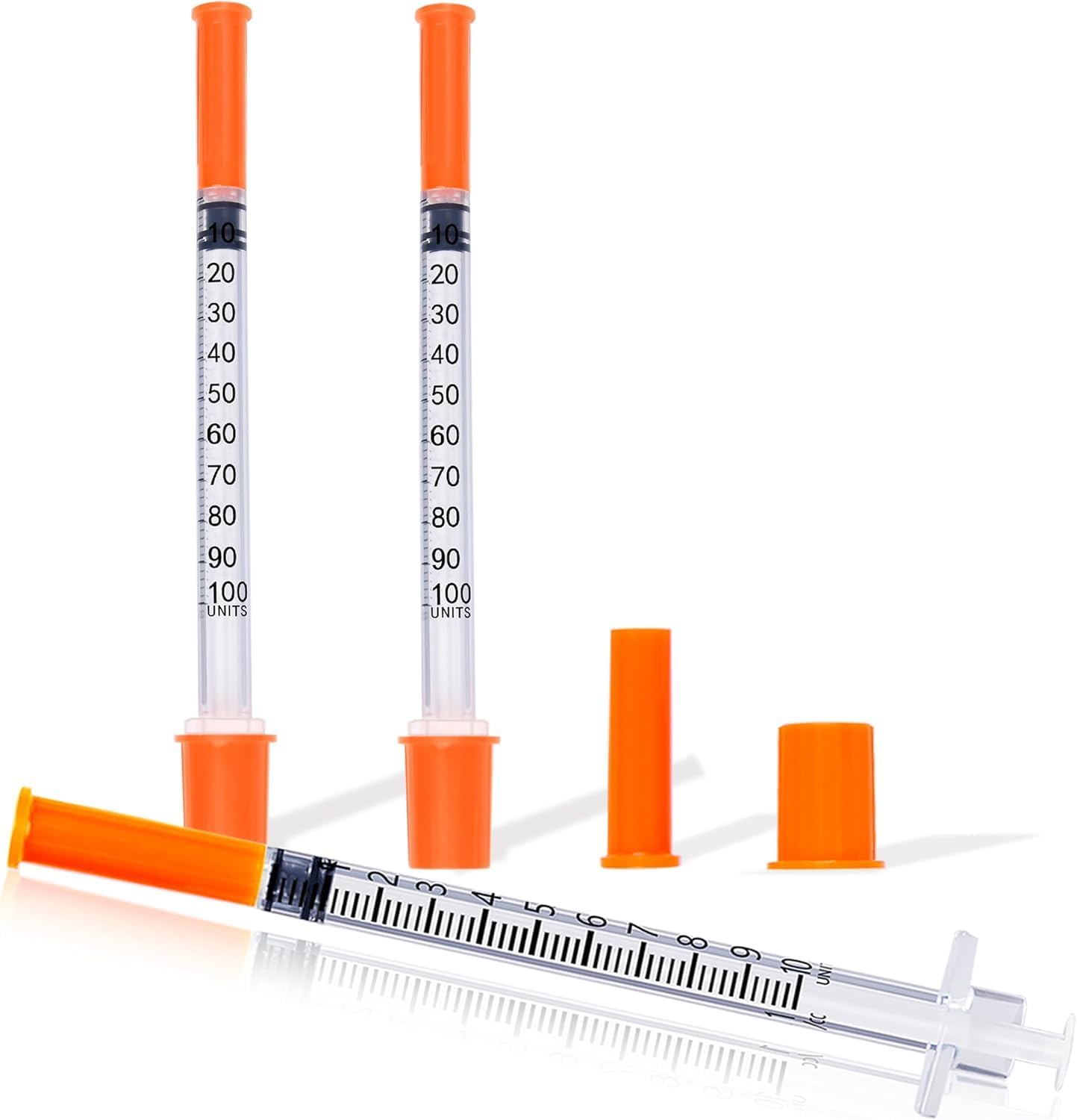 1ml/cc 31G 5/16" Insulin Syringes — Pack of 100